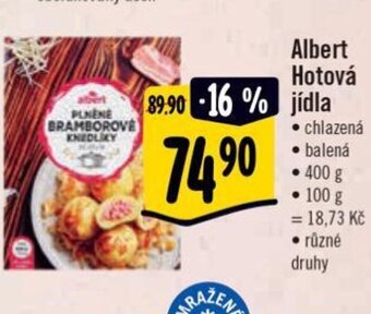 Albert Albert Hotová Jidla nabídka