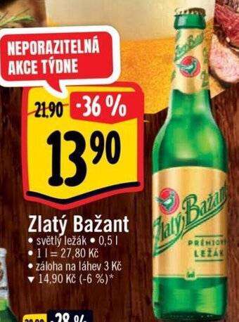 Albert Zlatý Bažant nabídka