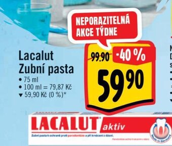 Albert Lacalut Zubní pasta nabídka