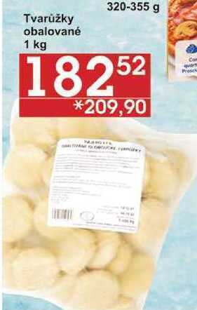 Jip Tvarůžky obalované, 1 kg nabídka