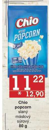Jip Chio popcorn slaný, 80 g nabídka