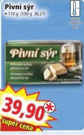 Norma Pivní sýr nabídka