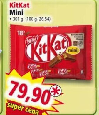 Norma KitKat mini nabídka