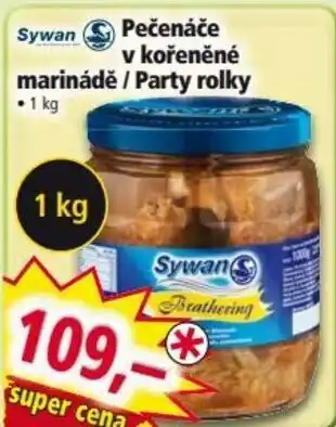 Norma Pečenáče v kořeněné marinádě / Party rolky nabídka