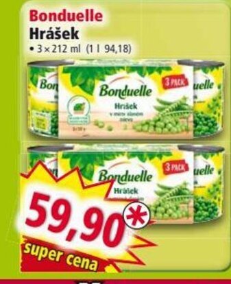 Norma Bonduelle Hrášek nabídka