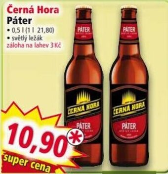 Norma Černá Hora Páter nabídka