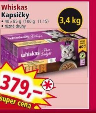 Norma Whiskas Kapsičky nabídka