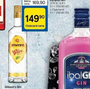 Tesco Dynybyl gin nabídka