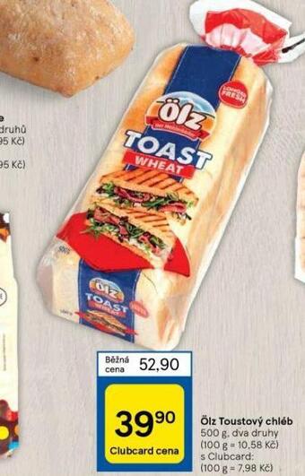 Tesco Ölz toustový chléb nabídka