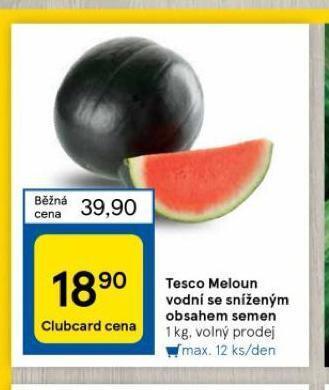 Tesco Meloun vodní se sníženým obsahem semen nabídka