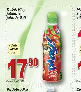 Hruška Kubík play jablko + jahoda nabídka