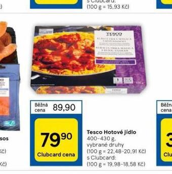 Tesco Tesco hotové jídlo nabídka