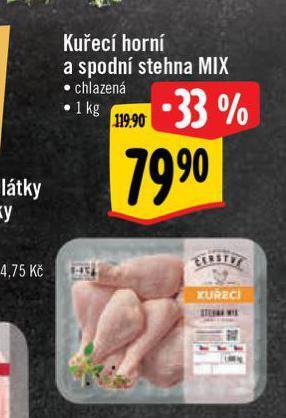 Kuřecí horní a spodní stehna