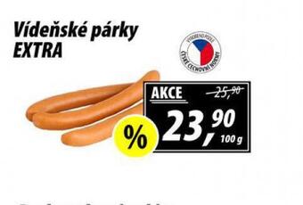 ZEMAN Vídeňské párky extra nabídka