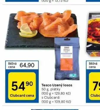 Tesco Uzený losos nabídka