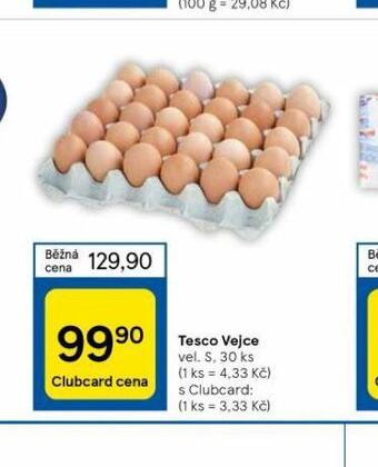 Tesco Tesco vejce s 30 ks nabídka