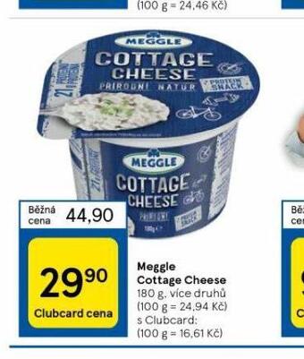 Tesco Meggle cottage cheese nabídka