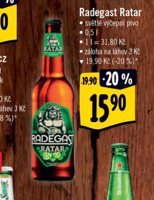 Albert Pivo radegast nabídka