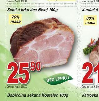 Hruška Selská krkovice nabídka