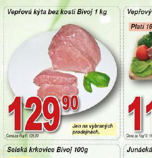 Hruška Vepřová kýta bez kosti nabídka