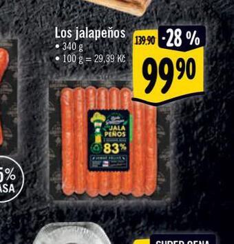 Albert Los jalapeňos nabídka
