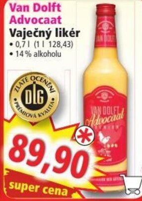 Norma Van Dolft Advocaat Vaječný likér nabídka