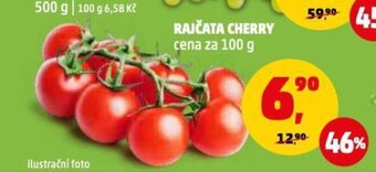 Penny Market RAJČATA CHERRY cena za 100 g nabídka