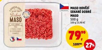 Penny Market MASO HOVĚZÍ SEKANÉ DOBRÉ MASO nabídka
