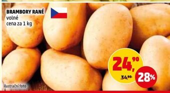 Penny Market BRAMBORY RANÉ volné cena za 1 kg nabídka