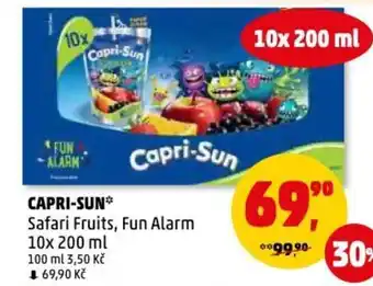 Penny Market CAPRI-SUN Safari Fruits, Fun Alarm nabídka