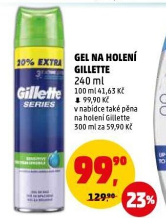 Penny Market GEL NA HOLENÍ GILLETTE nabídka