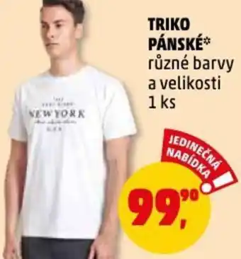 Penny Market TRIKO PÁNSKÉ* různé barvy a velikosti 1 ks nabídka