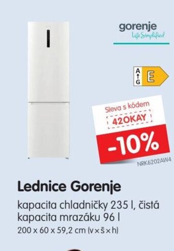 Okay Lednice Gorenje nabídka