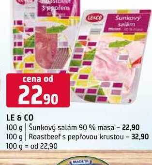 Terno Le & co 100 g nabídka