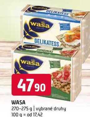 Terno Wasa 270-275 g nabídka
