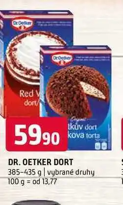 Terno Dr. oetker dort 385-435 g nabídka