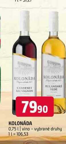 Terno Kolonáda 0,75 l nabídka