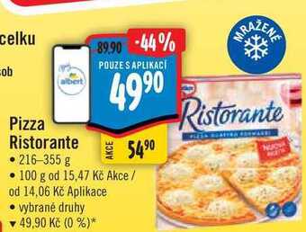 Albert Pizza ristorante • 216-355 g nabídka