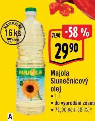 Majola slunečnicový olej 1 l