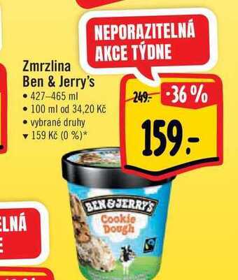 Albert Zmrzlina ben & jerry's • 427-465 ml nabídka