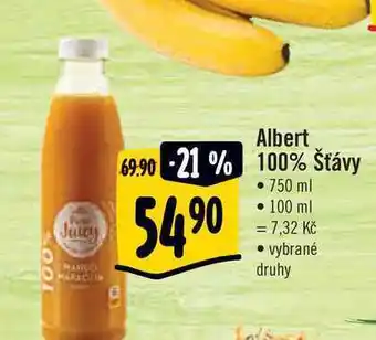 Albert Albert 100% šťávy 750 ml nabídka
