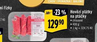 Albert Hovězí plátky na ptáčky 400 g nabídka