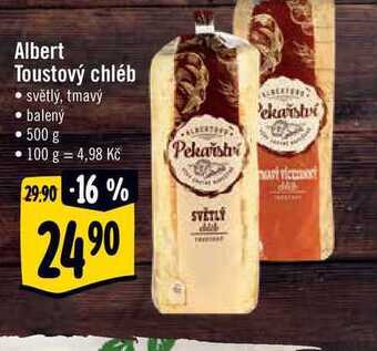 Albert Albert toustový chléb 500 g nabídka