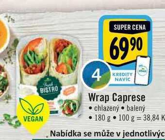 Albert Wrap caprese 180 g nabídka