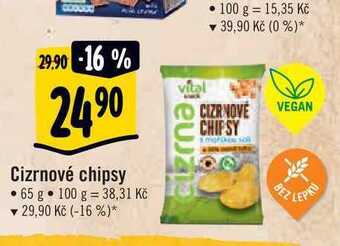 Albert Cizrnové chipsy 65 g nabídka