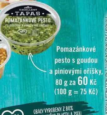 Albert Pomazánkové pesto s goudou a piniovými oříšky, 80 g nabídka