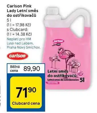 Tesco Carlson pink lady letní směs do ostřikovačů 5 l nabídka