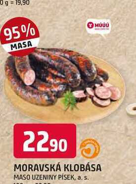 Trefa Moravská klobása 100g nabídka
