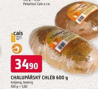 Trefa Chalupářský chléb 600 g nabídka