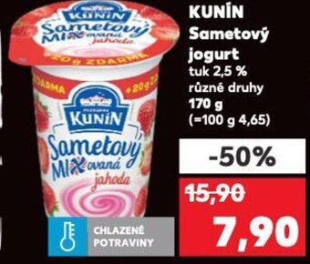 Kaufland KUNIN Sametový jogurt nabídka